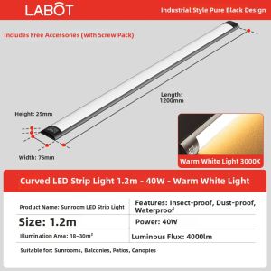 SAINAHEPAN | Outdoor Super Bright Lighting Strip Ceiling Wall Light