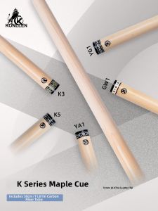 Konllen | Maple Carbon Tube Big Head Cue 12mm Tip
