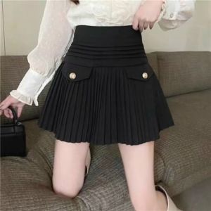 Chân Váy Nữ Dáng Ngắn Xếp Ly Phối 2 Nắp Túi Giả Cực Chất - LCXV73