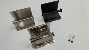 Lô giấy khay đựng giấy vệ sinh Waternymph C19 inox 304 dán tường tiện lợi