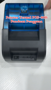 Printer 80mm Thermal Portabel Kasir Mini Printer Bluetooth+USB | Gratis 3 Gulungan Kertas