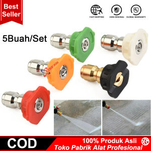 Tekanan Tinggi Quick Connect Spray Nozzle 1/4 Inch 5buah Washer Spray Nozzle/Nozzle Spray Cuci Mobil