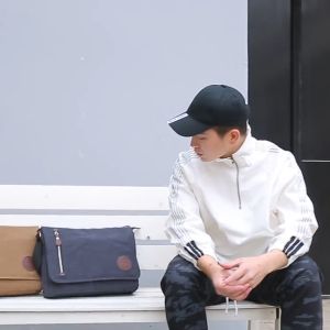 Túi đeo chéo đeo vai nam vải Canvas cao cấp phong cách âu mỹ