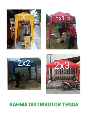 TENDA BONGKAR PASANG TENDA BAZAR pilih sesuai kebutuhan 1x1 1.5x1.5 2x2 2x3