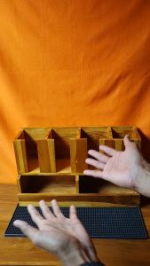 RAK TATAKAN CUP SEDOTAN | CUP HOLDER | RAK CUP PLASTIK | TEMPAT CUP DAN SEDOTAN | TEMPAT CUP 3 + 1