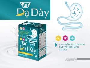 Dạ dày vt hộp 20 gói hỗ trợ giảm acid dịch vị trào ngược dạ dày ợ hơi ợ chua