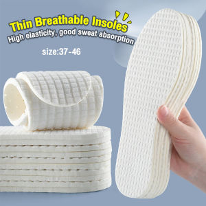 Thin Breathable Insoles / Sweat Absorbing Shoes Pad / Men Women Latex Non-slip Insole 1 Pair