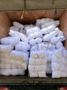 White Cotton Round Rag Basahan Bilog Cleaning Material Rug