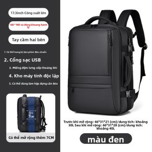 QINNXER | Balo Dung Lượng Lớn Phong Cách Thường Ngày cho Nam và Nữ Thích Hợp để Du Lịch và Mang Máy Tính