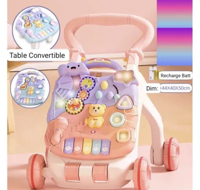 SG Ready Baby Push Walker / Push Trolley Walker with lots of Toys