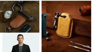 Bao Da Chìa Khóa Ô Tô Handmade Kia Carnival 2022 Da Bò Thật