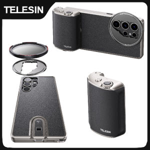 TELESIN Master Shooting Set Phone Camera Hand Grip Phone Holder CPL ND 2-32 Filter Remote Handle For SAMSUNG Galaxy S25 Ultra