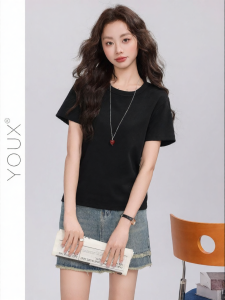 YOUXIANG | Áo Thun Nữ Form Ôm Dễ Phối
