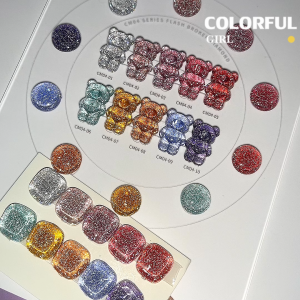 【พร้อมส่ง】VENDEENI   สีเจลแฟลช 10สี (《VENDEENI CM04》)สีเจลทาเล็บ สี แถม ชาร์ทสี ยาทาเล็บเจล  ชุดสี 10สี + ฟรีชาร์ทสี