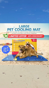 Daimaru Pet Cooling Mat Large Pressure Activated Cooling Mat for Dogs No Water Electricity or Refrigeration Needed Non-Toxic Dog Cooling Pad Ideal for Home and Travel.