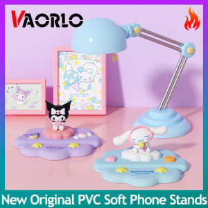 VAORLO New Original Pvc Soft Phone Stands Tablet Universal Holder Cartoon Doll Desktop Lazy Person Decompression Decoration Woman Gift Compatible with iPhone 15 ProMax