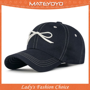 MATEYOYO Womens Baseball Cap Fashion Summer Cap Bowknot Design Outdoor Sunshade Hat Embroidery Design Breathable Baseball Cap Leisure Peaked Cap Fashion Sun Protection Hat Adjustable Hat Outdoor Sports Travel Cap