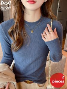 MiiOW | Áo Thun Dài Tay Che Bụng