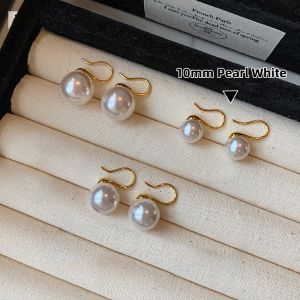 Circular Pearl S925 Silver Earrings