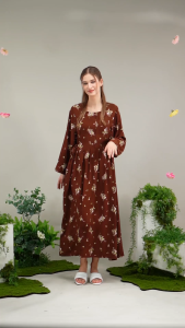 Oriana Dailywear Dress Hamil Jenita Series | Daster Bumil Busui Lengan Panjang
