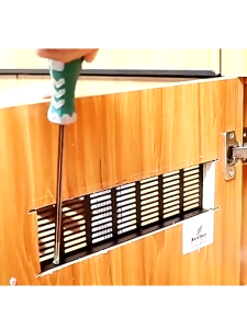 Louvered Ventilated Grille Aluminum Alloy Grille Closet Shoe Wardrobe Air Vent Grille Cabinet Furniture Ventilation Cover