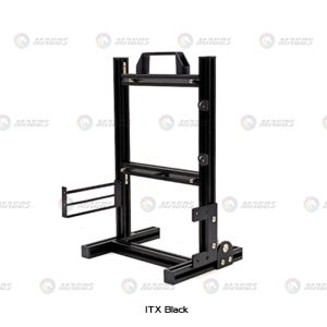 Aluminum Fully Open Case Frame Support ITX / MATX /ATX MotherboardVertical Computer Housing PC Water Cooling Gamer DIY Cabinet