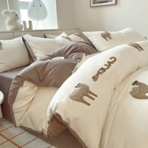 Kiss Dear | Pastel Fresh Pure Cotton 4 Pieces Bedding Set