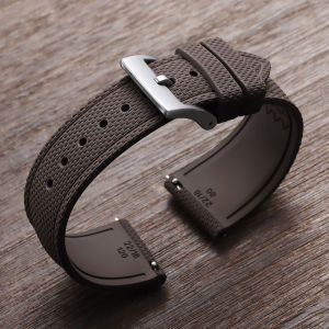 20mm 21mm 22mm FKM Rubber Braided Watch Straps Quick-Release Sport Band for Omega for Rolex for Seiko for Tissot Universal Belts