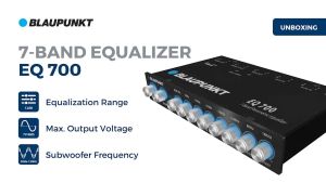 BLAUPUNKT 7 BAND PRE AMP EQ 700 7V RMS MAX OUTPUT