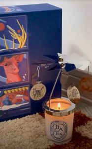 ⚜️ Nến Thơm Họ Nhà Dip Bộ Quà Tặng Vòng Xoay Trang Trí Kèm Túi Xách & Phiên Bản Mùa Lễ Hội Blue