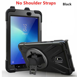 LFOIQN Kids Silicon Armor Case For Samsung Galaxy Tab Active 2 8.0 inch SM-T390 SM-T395 SM-T397 8" Tablet Shockproof Stand Cover