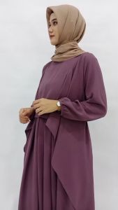 Zamora Dress Crinkle Airflow - Maxi Dress Kekinian