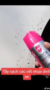 Chai tẩy nhựa đường chuyên nghiệp Flamingo Asphalt Cleaner F012 tẩy băng keo nhựa bám bẩn sàn nhà và ô tô hiệu quả