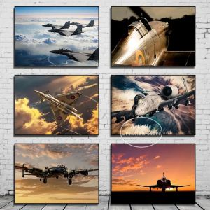 A-10 Thunderbolt II Military Air Force Fighter Jet Airplane Poster HD Print Canvas Painting Wall Art Pictures Home Decor Cuadros