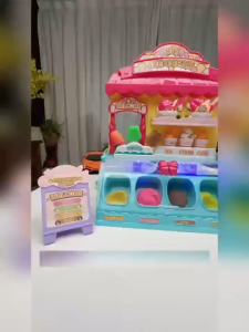 Educational Princess Ice Cream Machine for Girls 3-6 Years Old