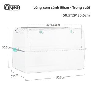 Yee | Lồng Thú Cưng Sang Trọng Trong Suốt cho Hamster