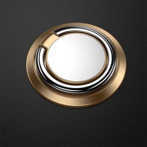 360 Degree Rotatable Spin Mobile Phone Ring Holder Magnetic Mount Phone Back Sticker Metal Finger Round Ring Stand for All Phone