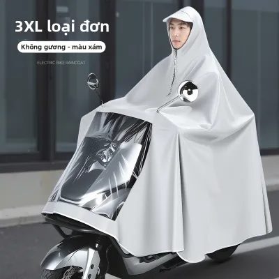 WANSLO | Áo Mưa Chống Thấm Dày Đặc Biệt Kích Cỡ Lớn Cho Hai Người