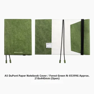 Adjustable Waterproof DuPont Paper Cover for A5 And A6 Notebooks Eco-Friendly Journal Book Jackets Notebook Sleeve Extra White Protection