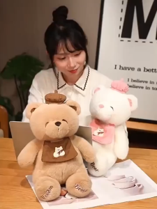 gấᴜ bông Teddy Bear Đầu Bếp Foodie Teddy cute lông mịn quà tặng sinh nhật bạn gái valentine đáng yêu K4T4