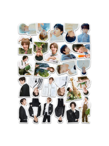 SJ Super Junior Rainproof Stickers Notebook Memes Waterproof Mobile Phone Stickers for Boys And Girls Celebrity Surroundings