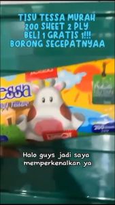 Tisu Tessa 200s TP06 / Tissue Facial 200 Sheets 2 Ply Wajah 2ply ( Buy 1 Get 1 FREE / GRATIS 1 )