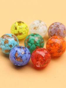 Handmade DIY Beading Materials Czech Glass round Beads Necklace Earrings Bracelet Handcrafted Jewelry Accessories Flower