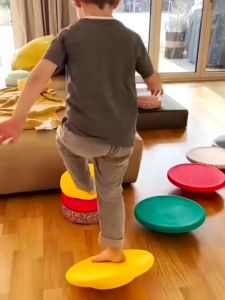 🇸🇬 [In Stock]ChildrenS Stepping Stone Balancing Game River Jumping Toys Balancing Blocks Sensory Foam Exercise