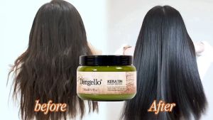 Kem ủ hấp tóc phục hồi siêu mượt Dangello Keratin Hair Mask 500ML