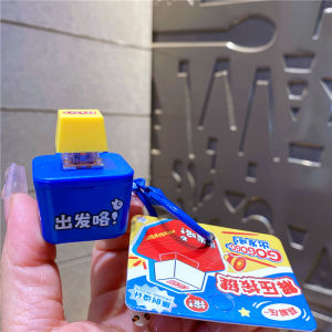 Creative Stress Relief Fun Speaking Electronic Wooden Fish Keychain Pendant Student Backpack Decorative Hanging Ornament