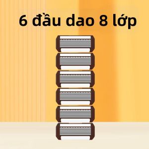 XIANYINLI | Dao Cạo Râu Bằng Tay Chất Lượng Cao 8 Lớp Bảo Vệ Trầy Xước
