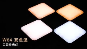 Vloglite 2000mAh Rechargeable LED Video Light for DSLR/Camcorder Dual-Bright Warm/Cool Lighting Type-C Connector