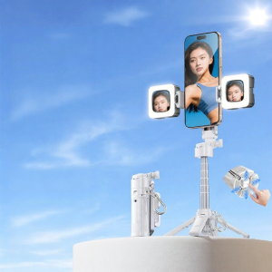 Jipingfan | Zoomable Portable Mini Selfie Stick Tripod 360 Degree Rotation