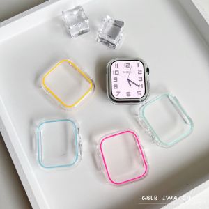 Apple Watch Protective Case SE Semi-Pack Night Light Anti-Fall Compatible with Models 8 7 6 5 4 3 2 PC Material 4145mm
